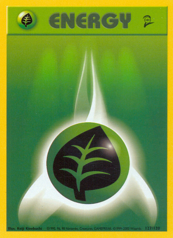 Base Set 2 #127 — Grass Energy (Common)