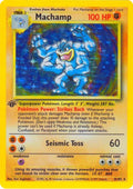 Machamp #8 Pokemon Base Set 1st Edition