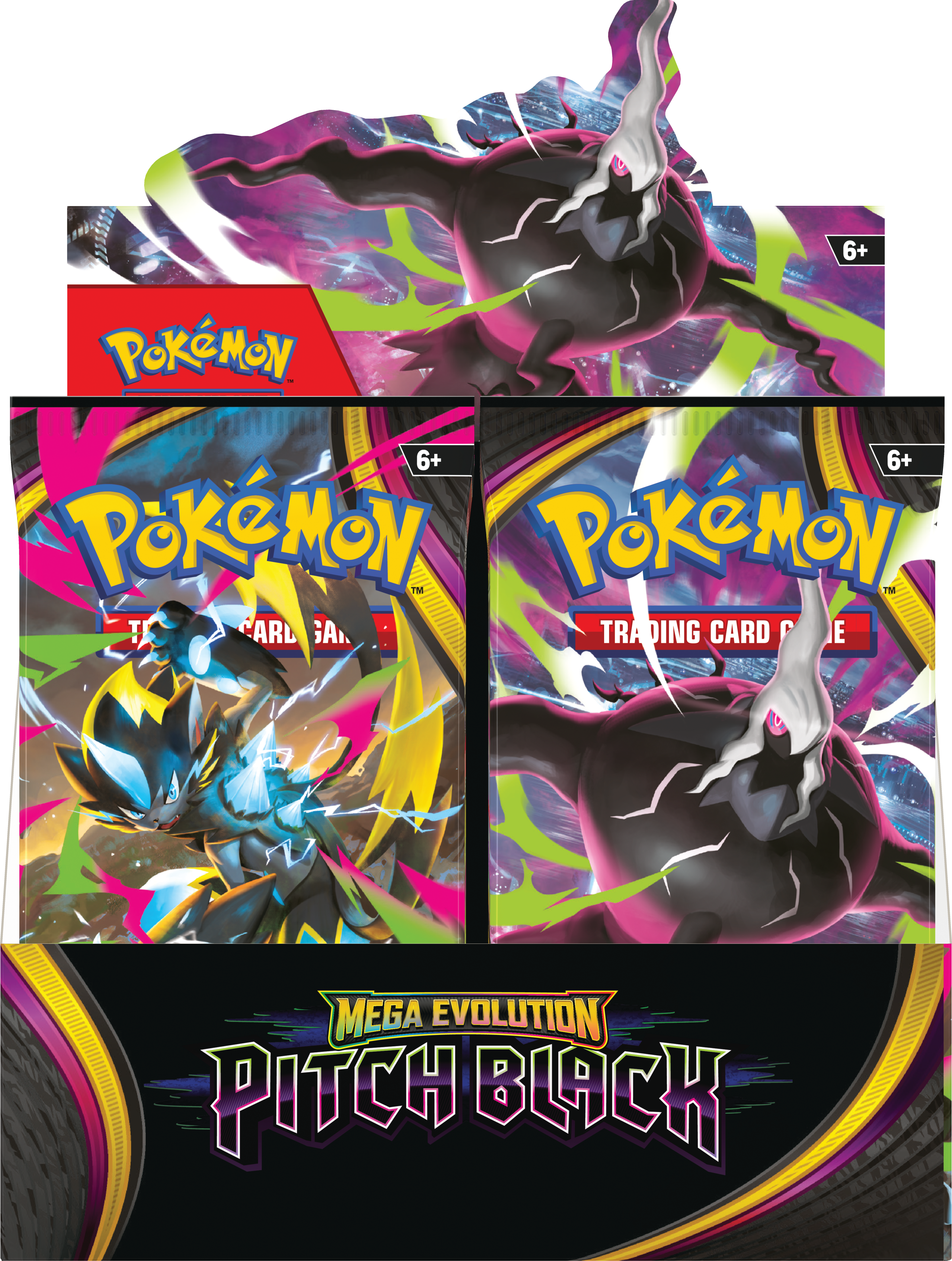 Pokémon TCG Mega Evolution Pitch Black booster display box — 36 packs, English