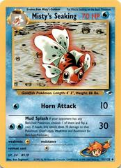 Gym Heroes #55 — Misty's Seaking (Uncommon)