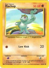 Base Set #52 — Machop (Common, Unlimited)