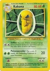 Base Set #33 — Kakuna (Uncommon, Unlimited)