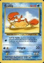 Fossil #51 — Krabby (Common)