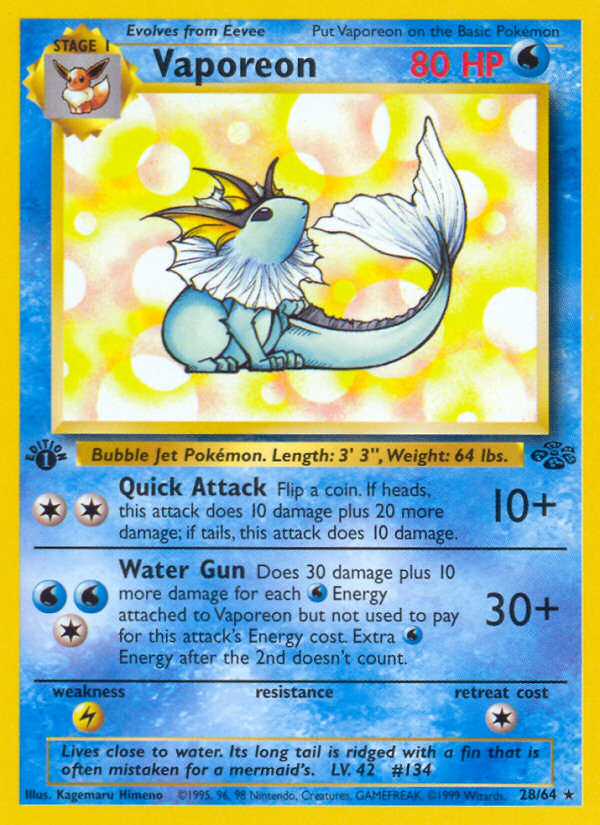Vaporeon Jungle 28 Unlimited