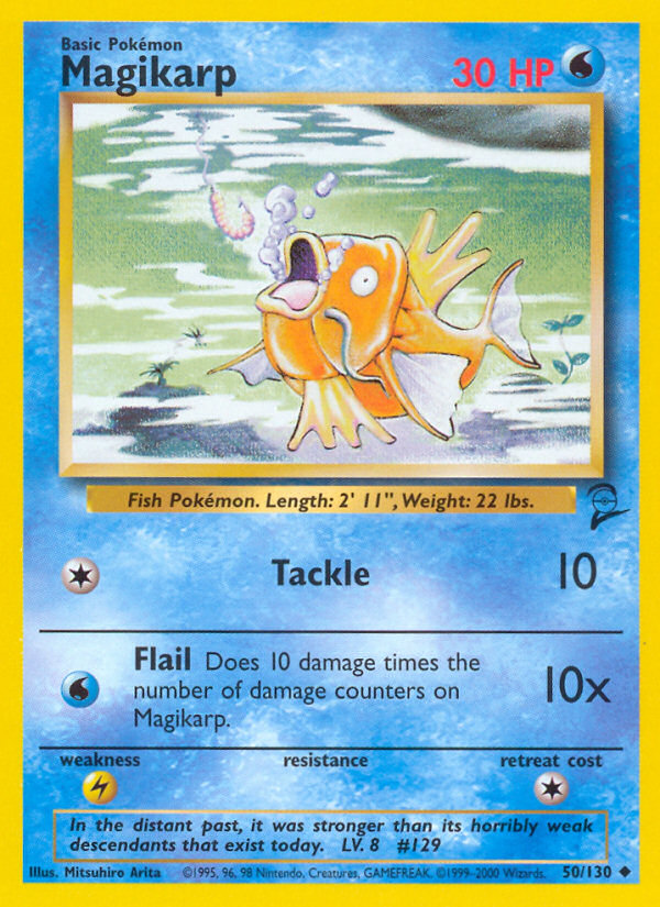 Base Set 2 #50 — Magikarp (Uncommon)