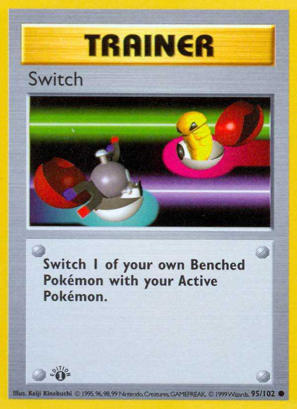 Base Set #95 — Switch (Common, Shadowless)