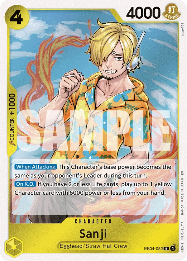 Sanji EB04-052 Alternate Art
