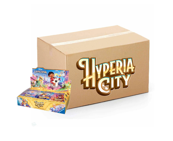 Lorcana — Hyperia City Sealed Case — 4x Booster Box (English) [PRE-ORDER]