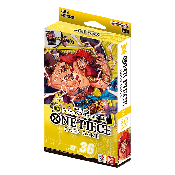 ST36 Eustass Captain Kid Starter Deck (English, Sealed) [Pre-Order]