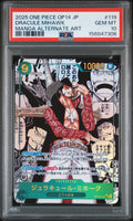 OP14-119 — Dracule Mihawk (Manga Alt Art SEC) PSA 10