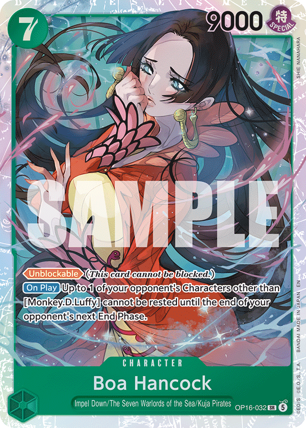 One Piece OP16-032 Boa Hancock SR Foil English