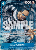 One Piece OP16-056 Mr.3 Galdino SR Alt Art English