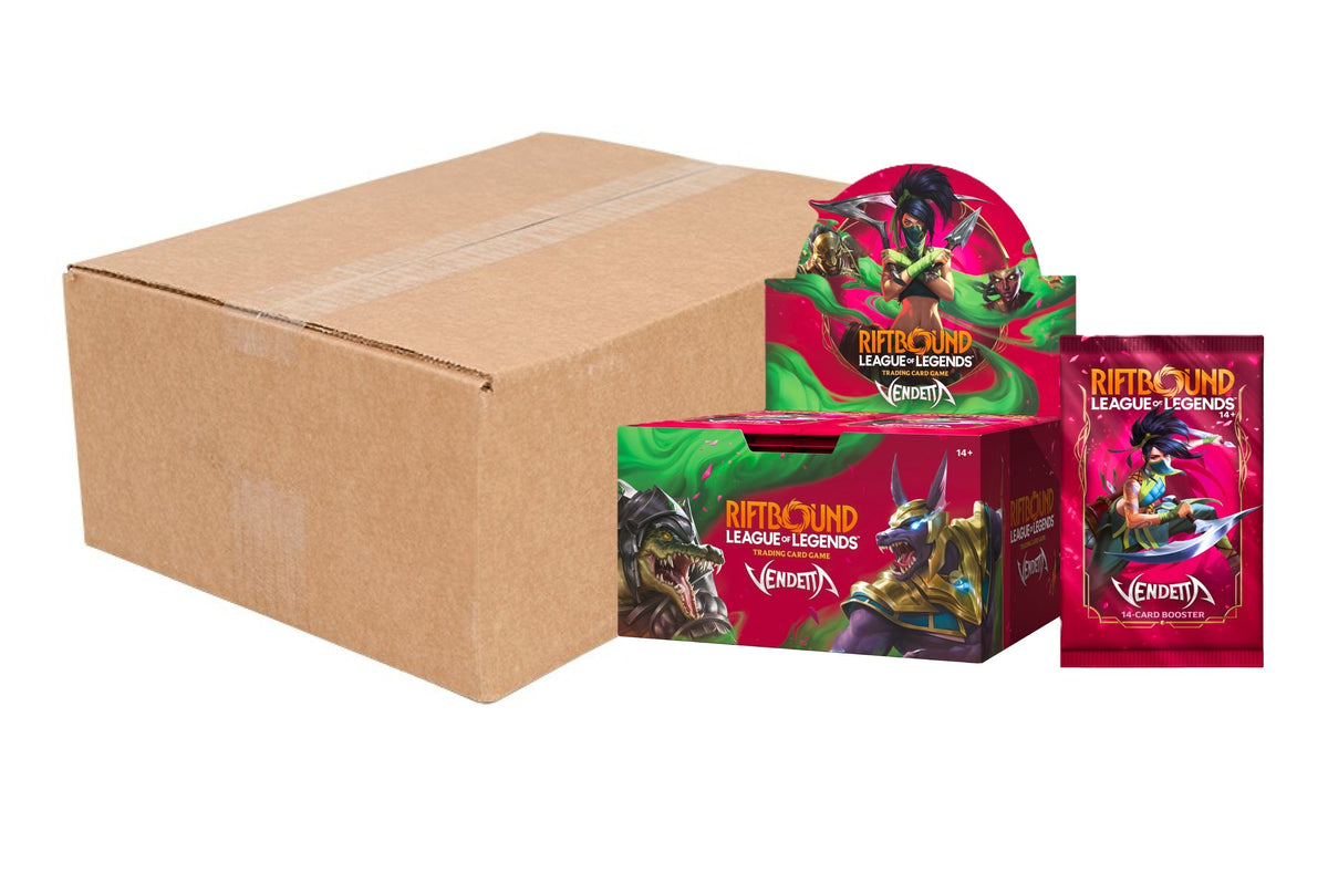 Riftbound Vendetta sealed case — 6 booster boxes