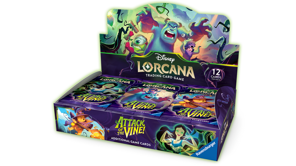 Disney Lorcana Attack of the Vine! booster box — 24 packs, English