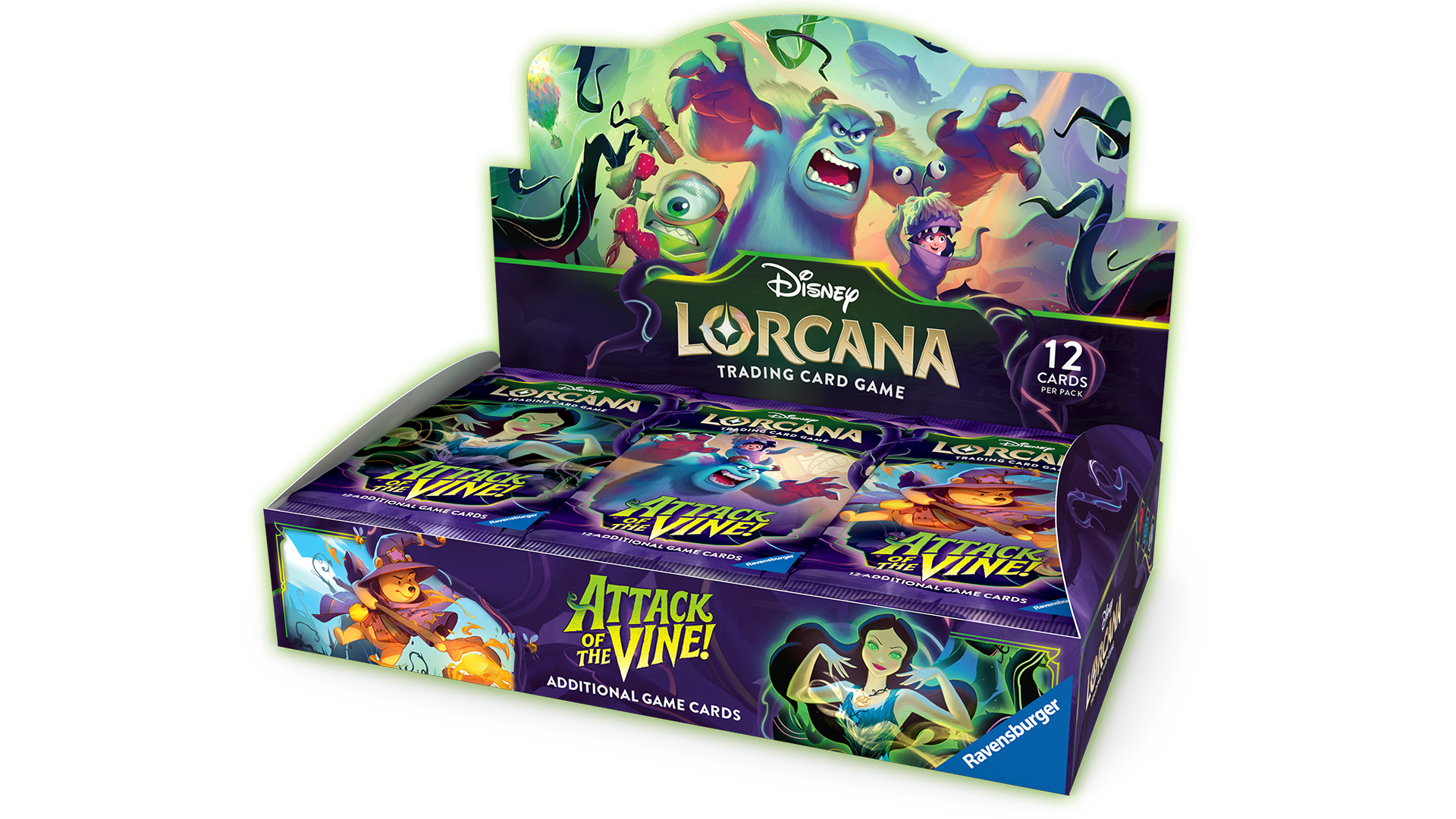 Disney Lorcana Attack of the Vine! booster box — 24 packs, English