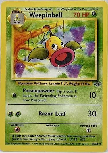 Jungle #48 — Weepinbell (Uncommon)