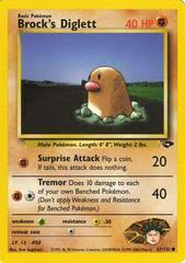 Gym Challenge #67 — Brock's Diglett (Common)