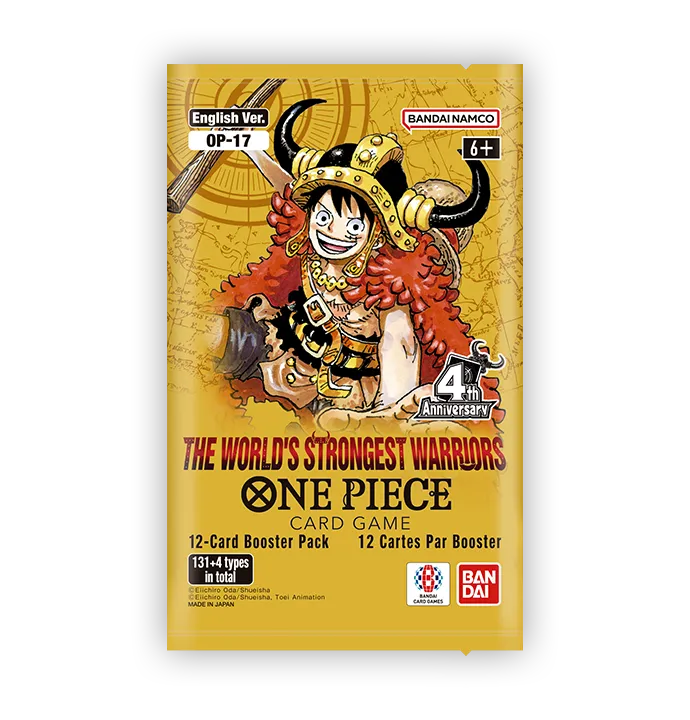 One Piece OP-17 The World's Strongest Warriors booster pack (English)