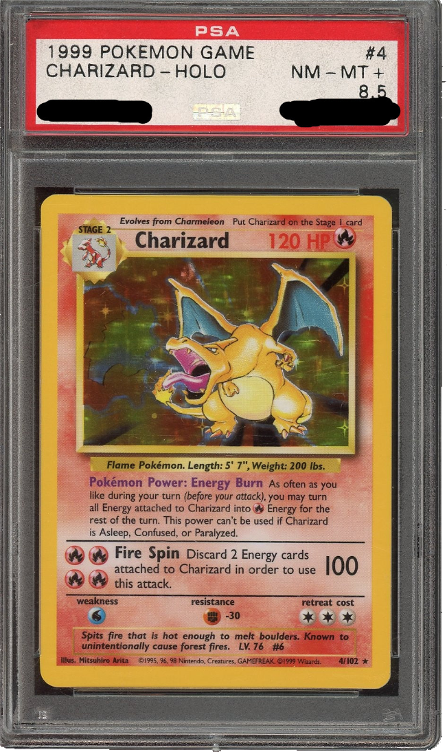 Charizard Holo PSA 8.5 (Base Set)