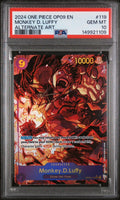 OP09-119 — Monkey D. Luffy (Alt Art SEC) PSA 10