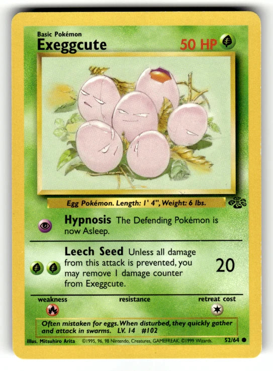 Jungle #52 — Exeggcute (Common)