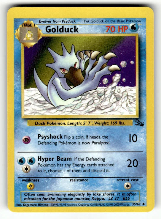 Fossil #35 — Golduck (Uncommon)