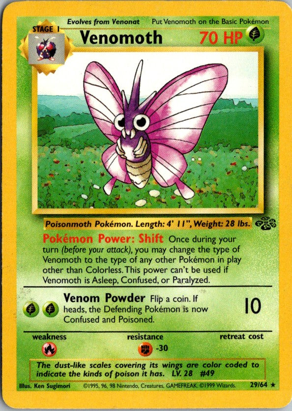 Venomoth Jungle 29 Unlimited