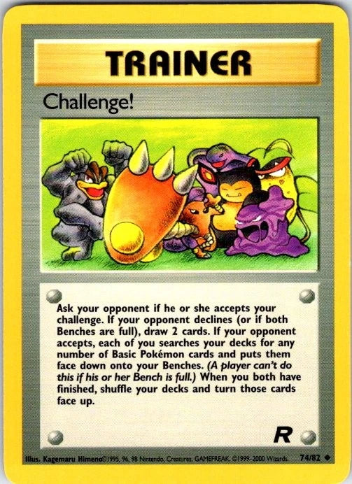Team Rocket #74 — Challenge! (Uncommon)