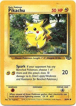 Jungle #60 — Pikachu (Common)