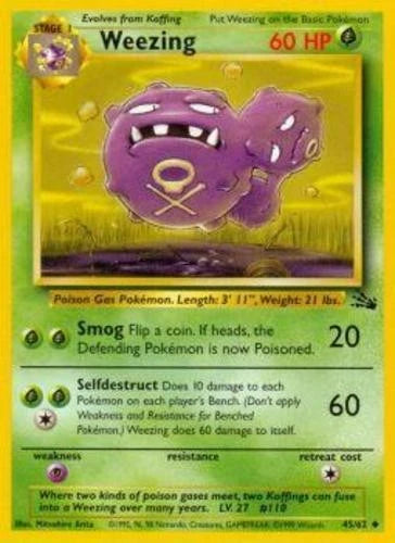 Fossil #45 — Weezing (Rare)